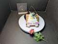 Playful Small Mauve Flower Car Plaque