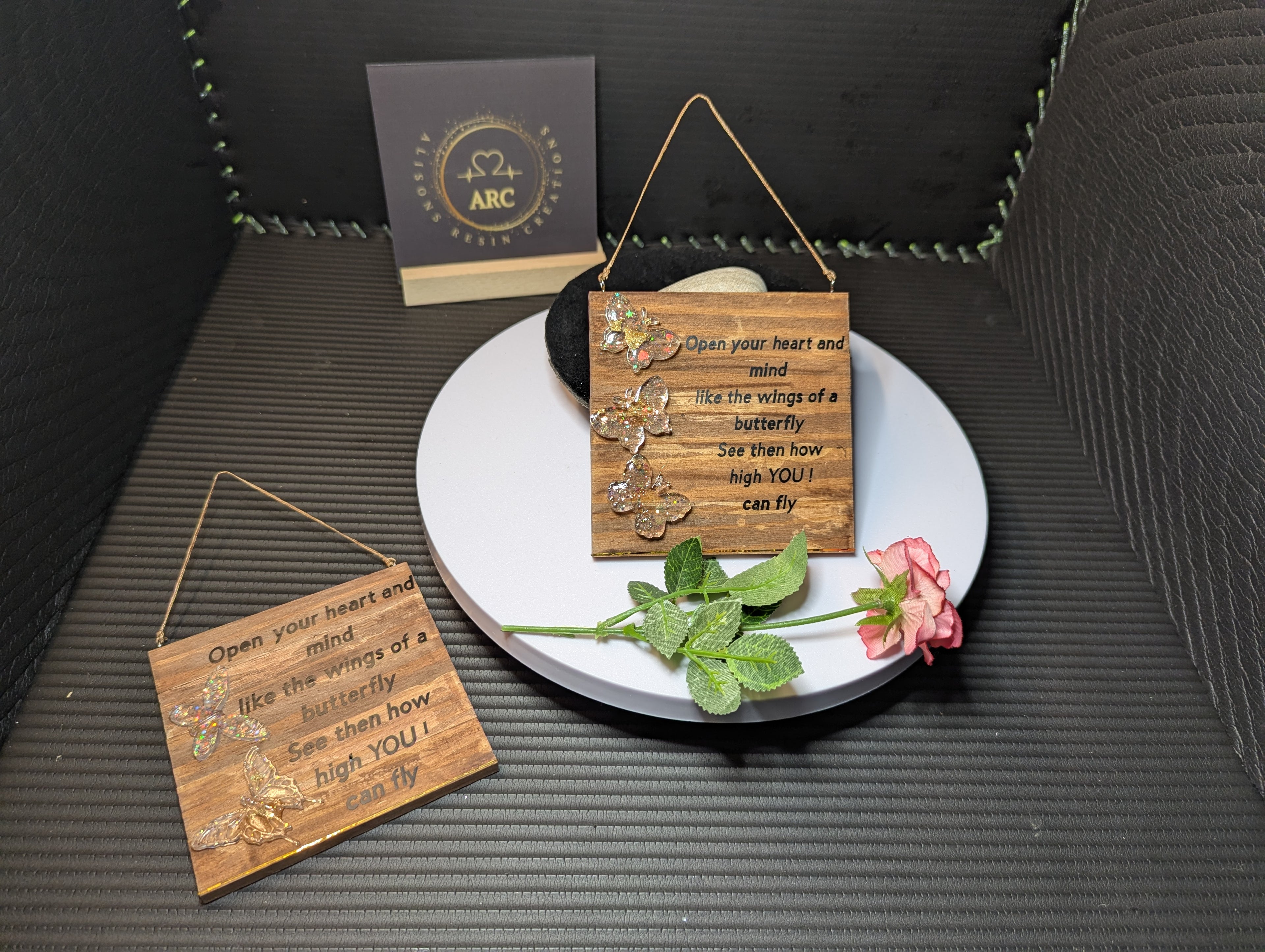 Open your Heart Wooden Plaque