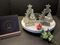 Small Christmas Tree with Bell Hanging ornament