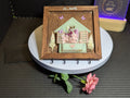 Hanging keys plaque House with window box
