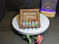 Hanging keys plaque Welcome Home with Gnomes