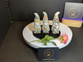 Beautiful Set of 3 Colourful Gnome's