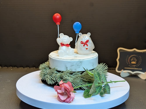 Balloon Teddy Set - White