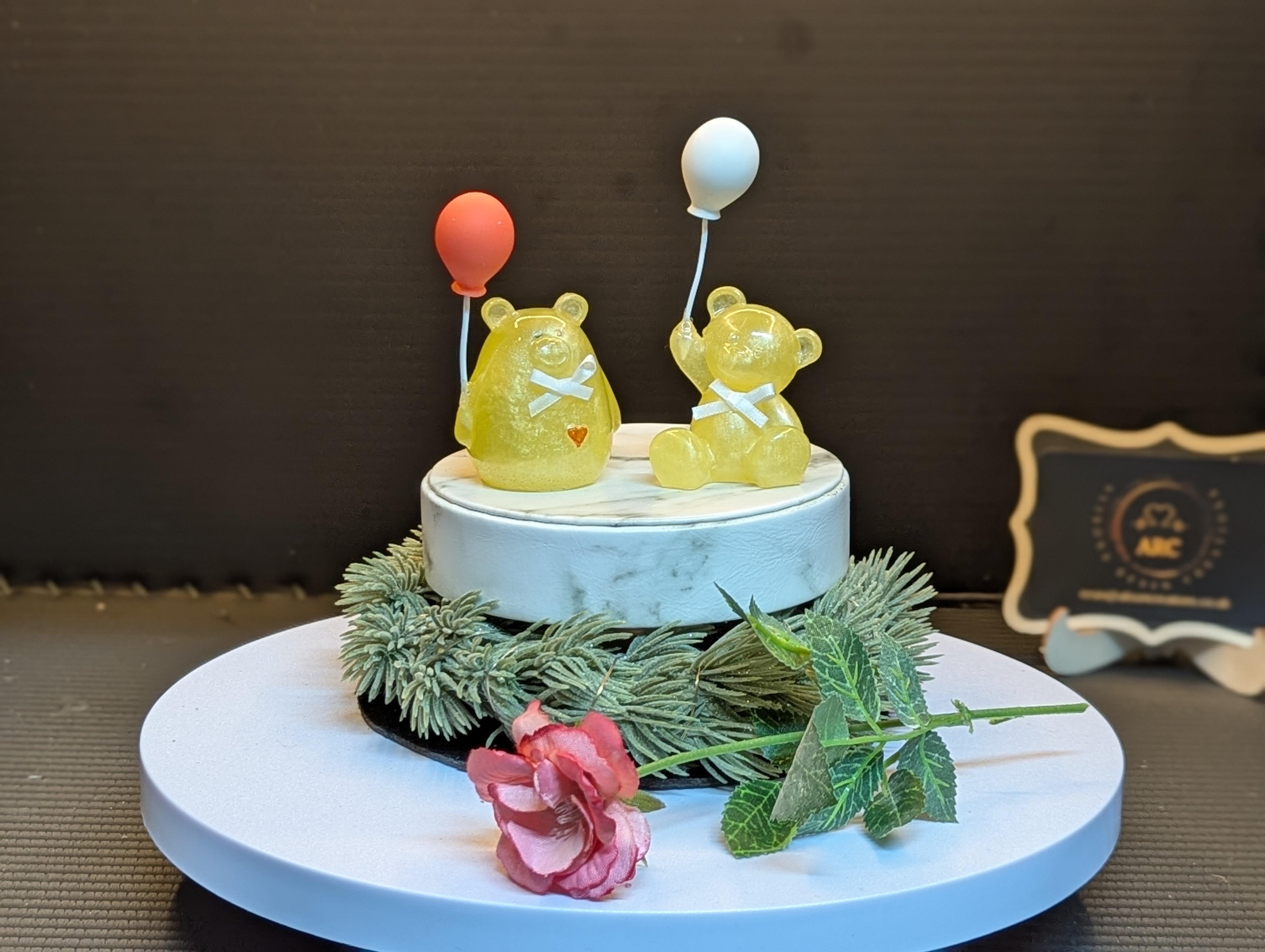 Balloon Teddy Set - Yellow