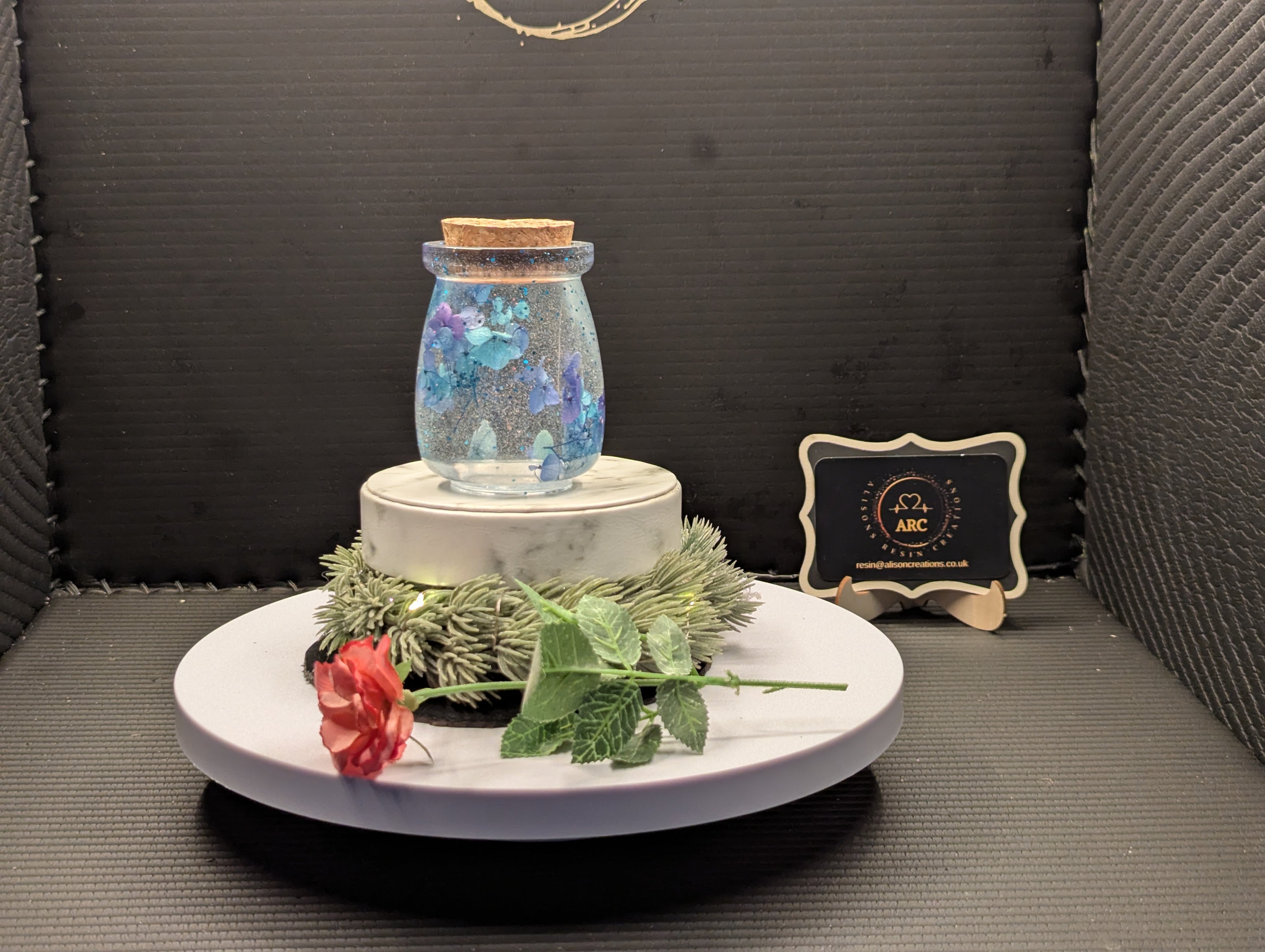 Flower Jars - Blue