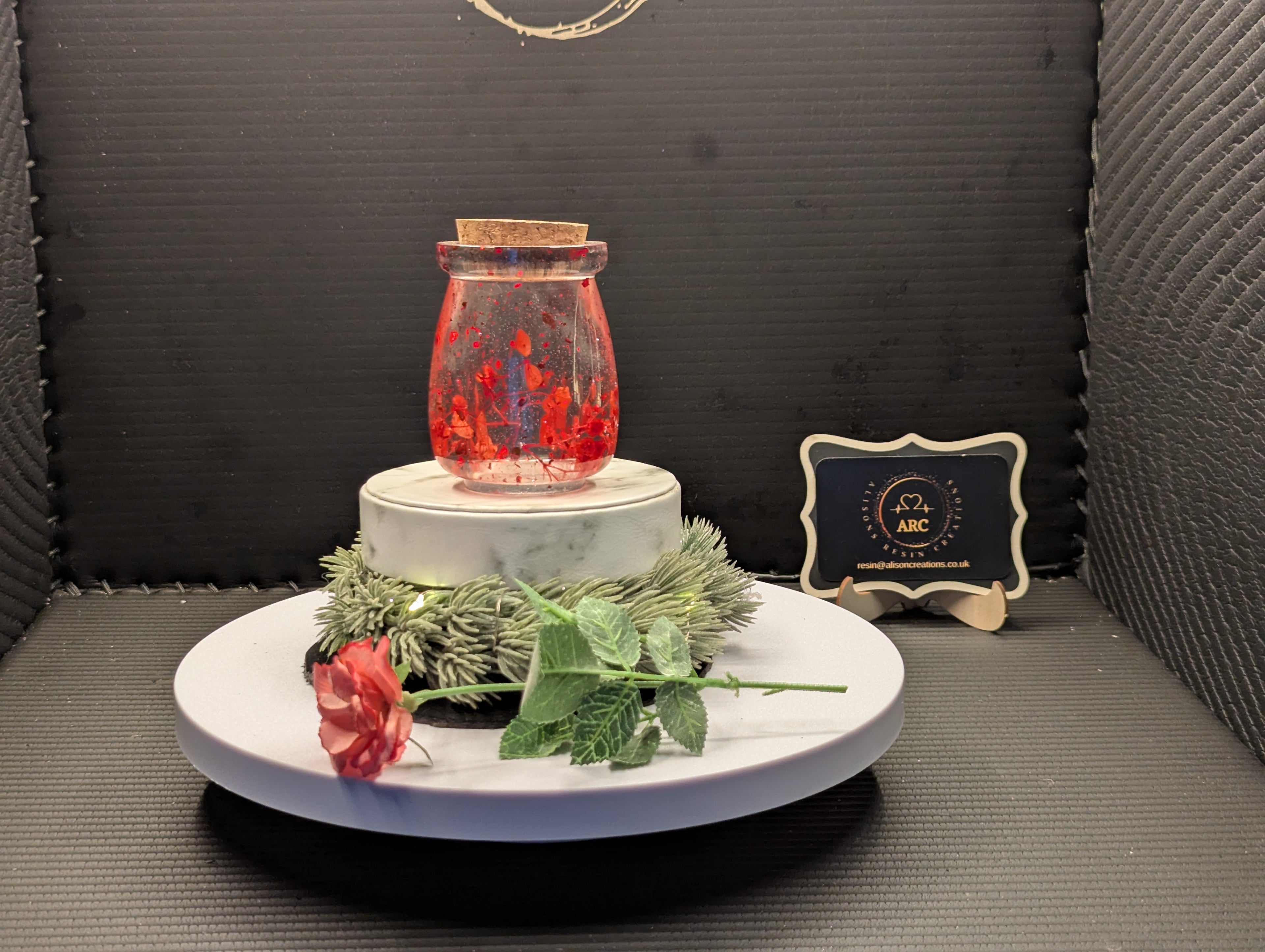 Flower Jars - Red