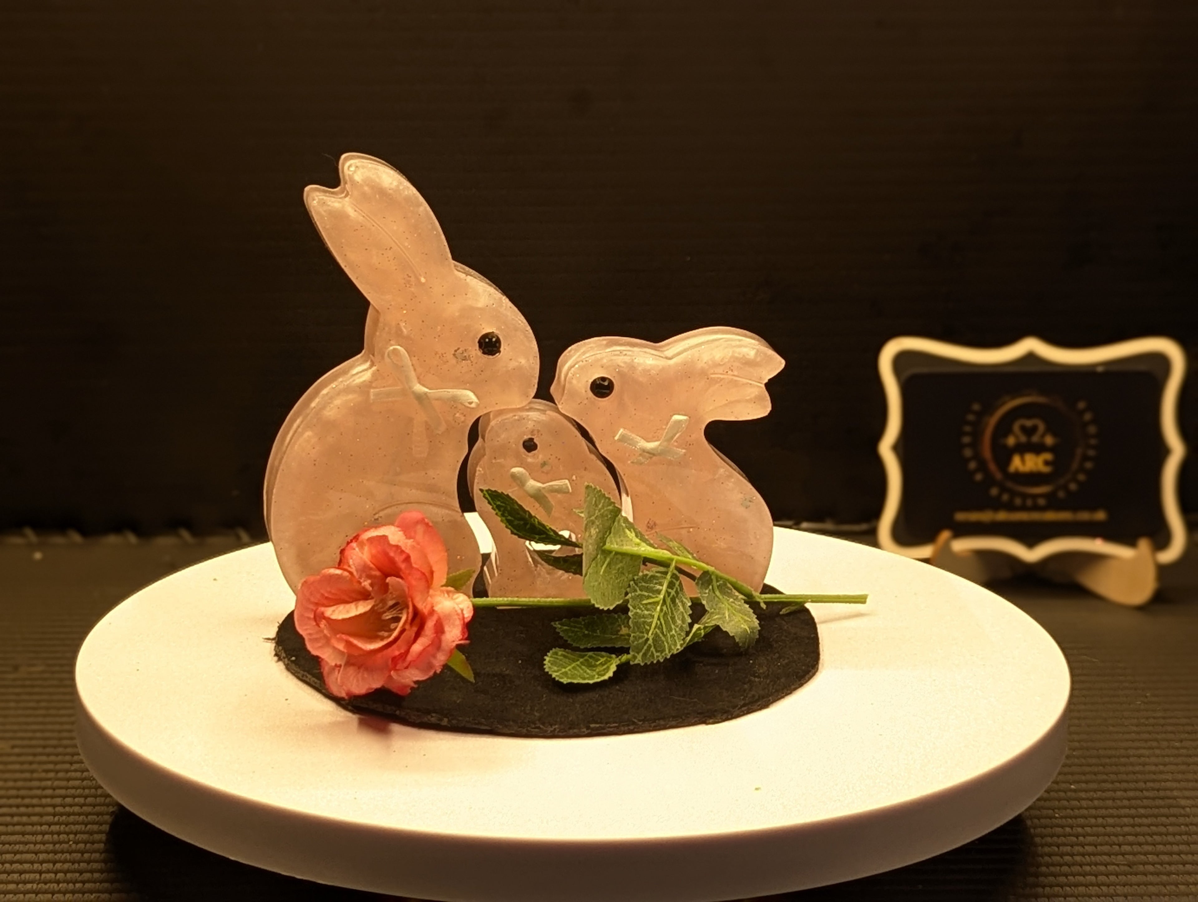 Set Of 3 Bunnys - Pink