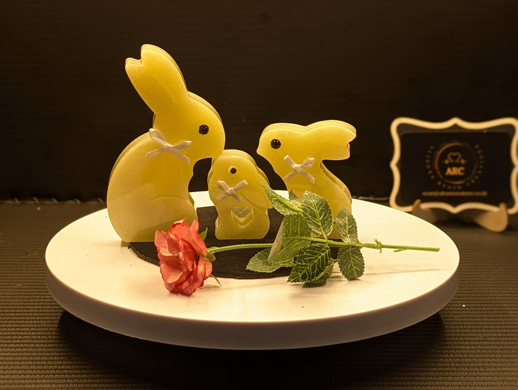 Set Of 3 Bunnys - Yellow