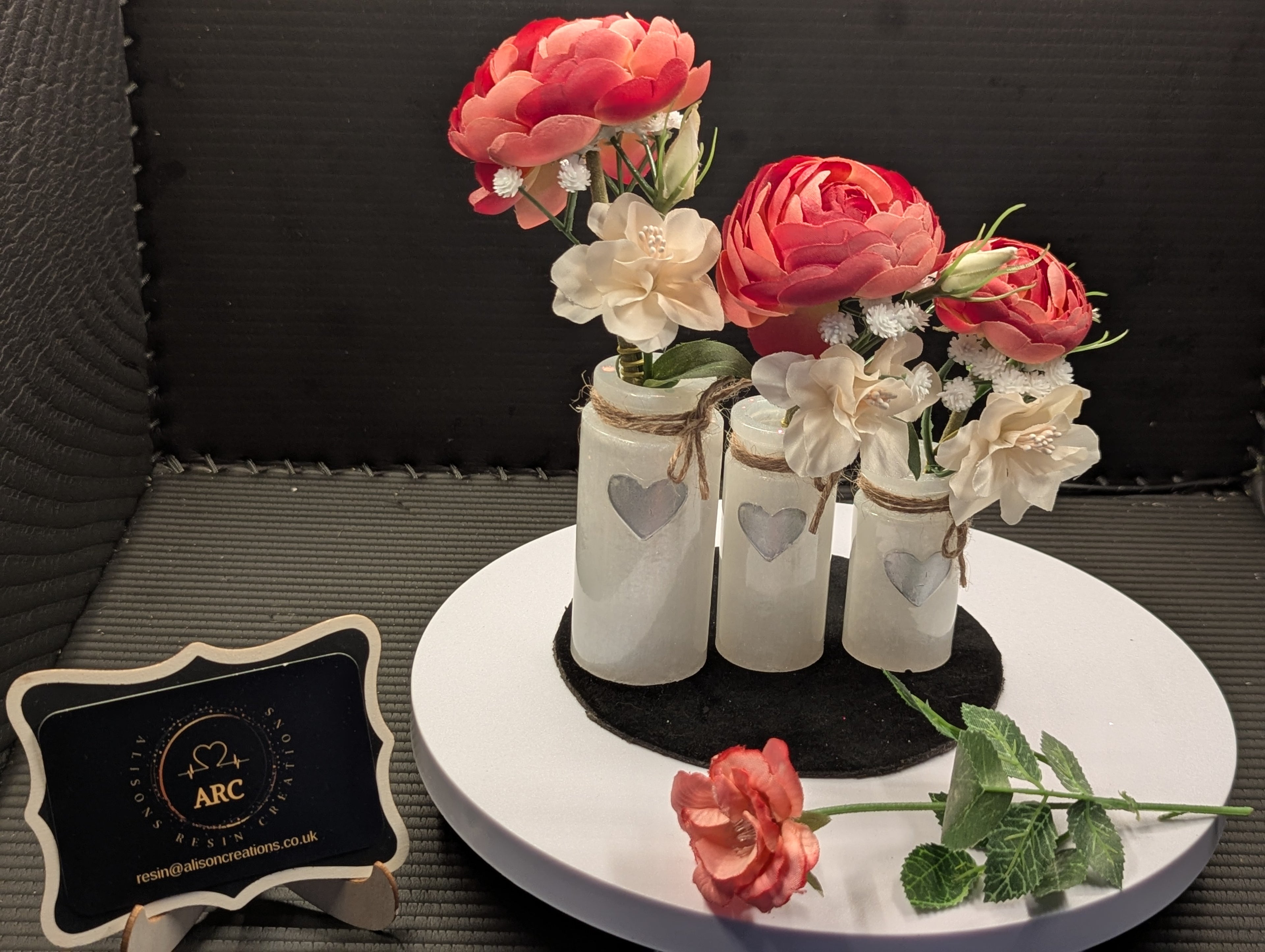 Set Of 3 Flower Vases Set 1